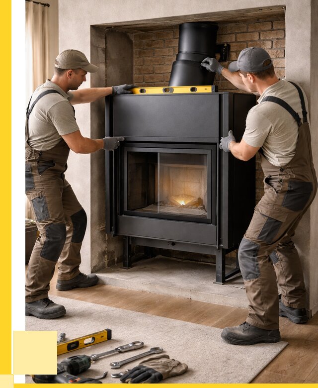 Установка каминных топок в Таре под ключ от 18518 р. | ЭриданТар