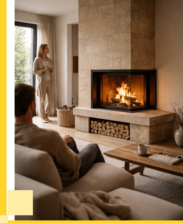 Угловые камины из кирпича установка в Таре от 154320 р. ЭриданТар