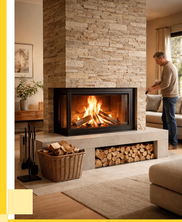 Дровяной камин под ключ в Таре от 205760 р. | ЭриданТар