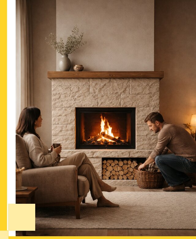 Камины для дома в Таре под ключ от 154320 р. | ЭриданТар