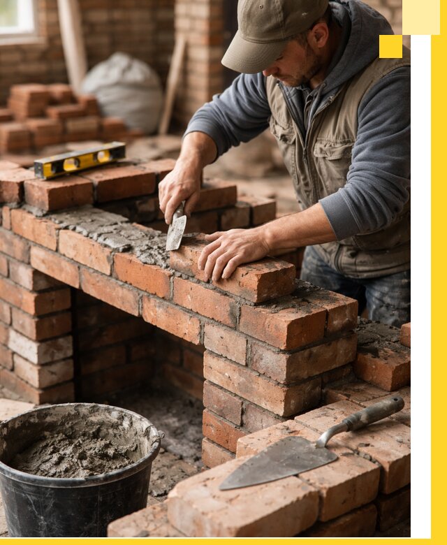 Кладка каминов под ключ в Таре профессиональная отделка и монтаж