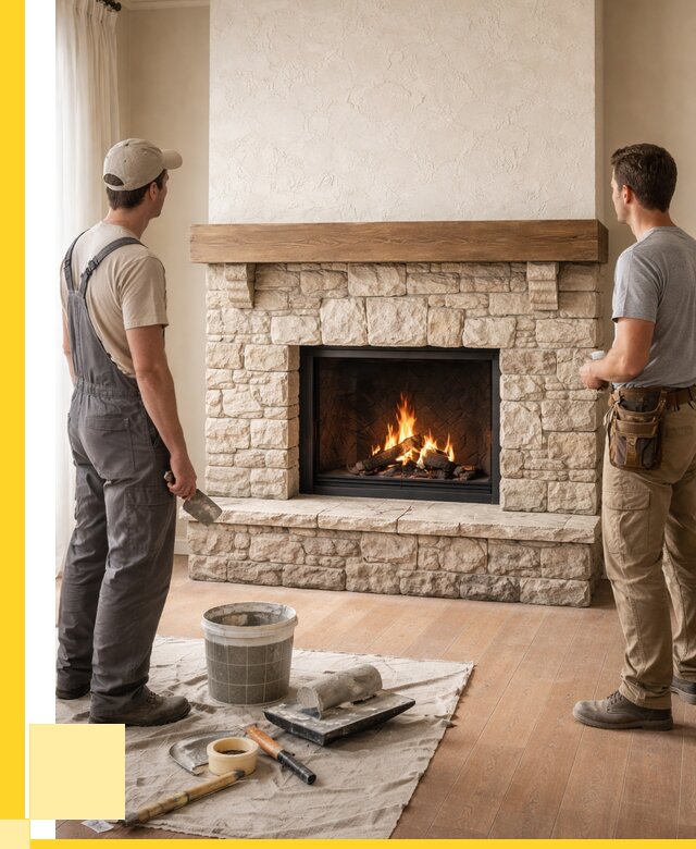 Отделка каминов в Таре от 6687 р. под ключ | ЭриданТар