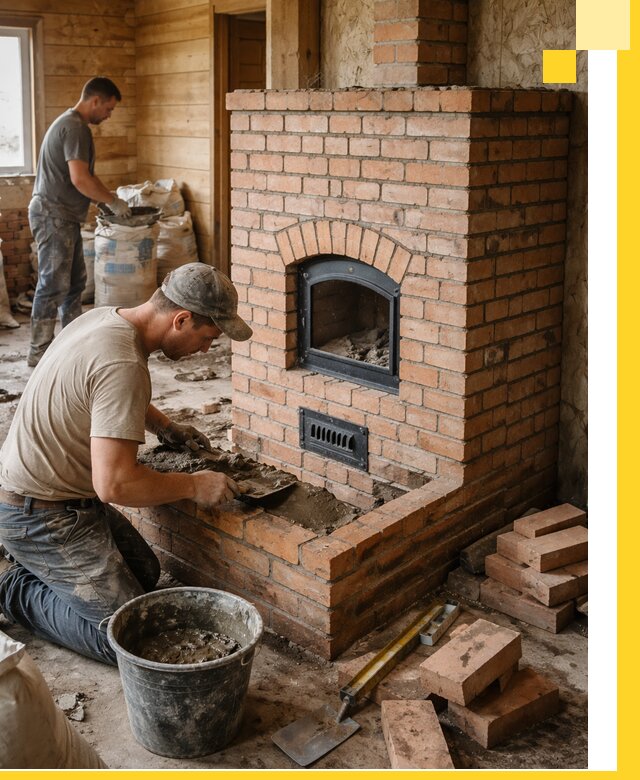 Профессиональное строительство печей в Таре под ключ