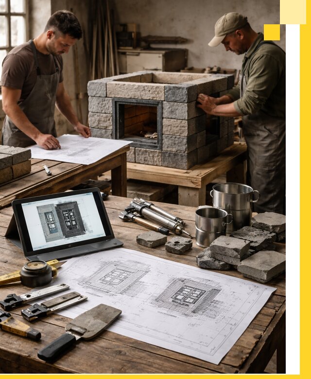 Разработка проектов печей с согласованием и монтажом в Таре