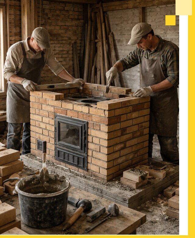 Изготовление и установка варочных печей под ключ в Таре