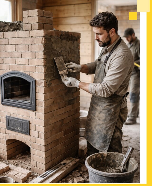 Изготовление и установка печей-шведок под ключ в Таре