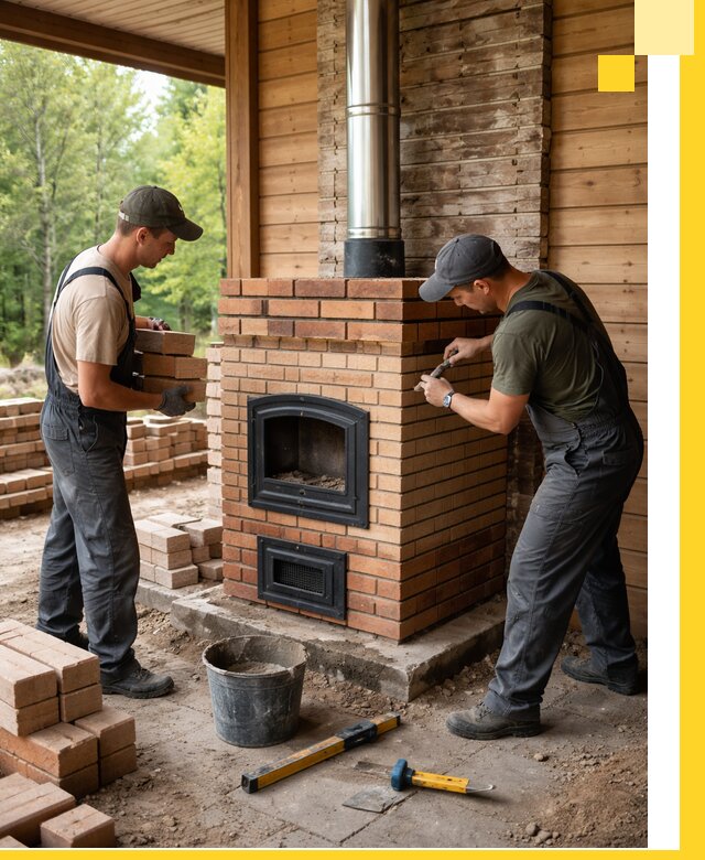 Производство и установка дачных печей под ключ в Таре