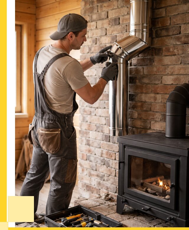 Монтаж дымоходов для печей в Таре от 7716 р. | ЭриданТар