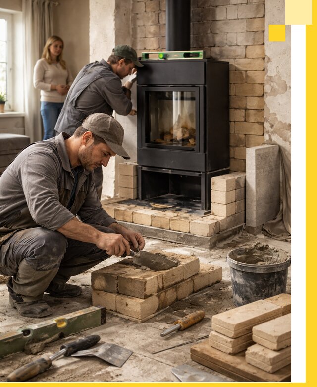 Печи и камины под ключ: проект, установка в Таре