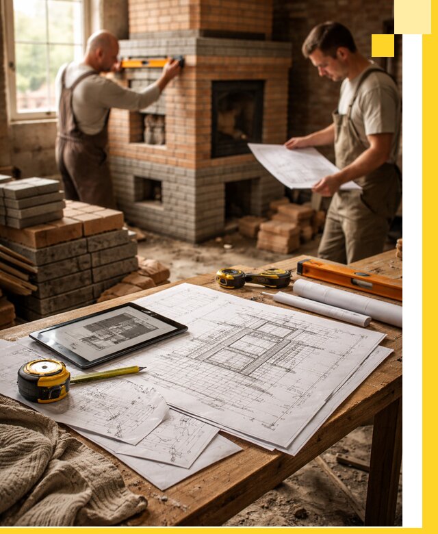 Проекты печей и каминов с индивидуальным дизайном в Таре