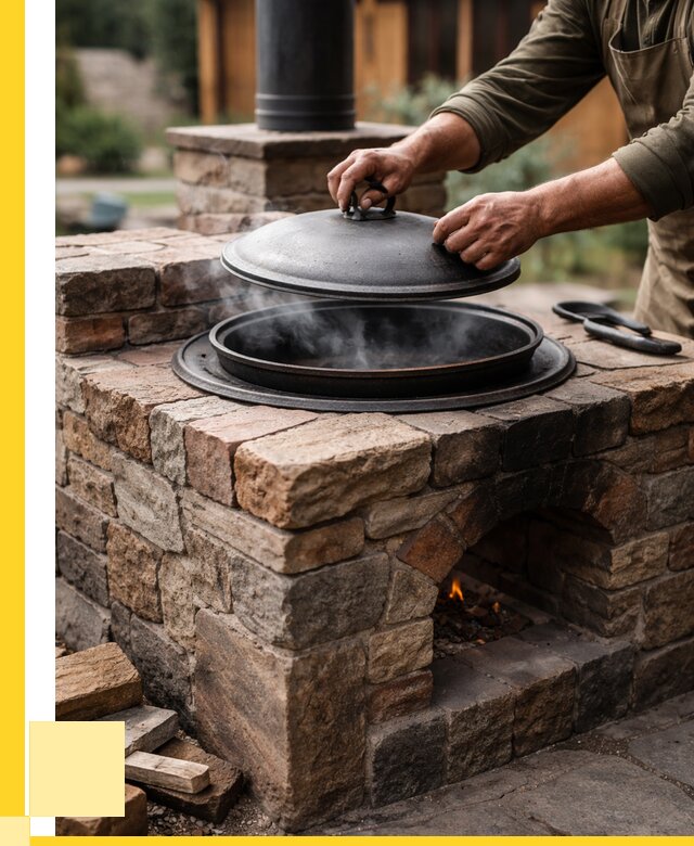 Печи для казана в Таре по цене от 18518 р. | ЭриданТар