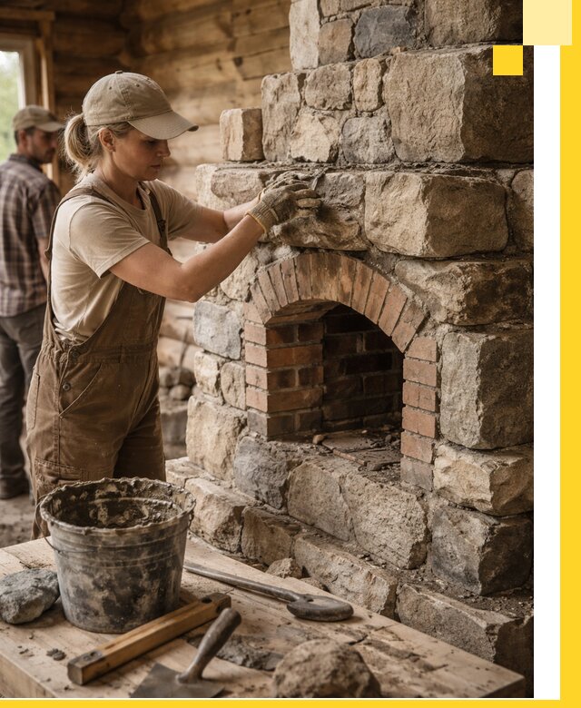 Каменные печи на заказ и монтаж в Таре, долговечные решения