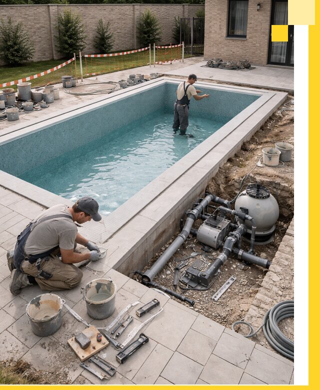 Строительство бассейнов под ключ в Таре: проекты и монтаж