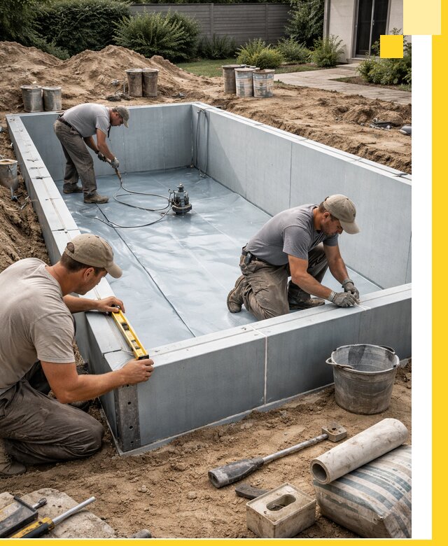 Профессиональный монтаж бассейнов под ключ в Таре с гарантией