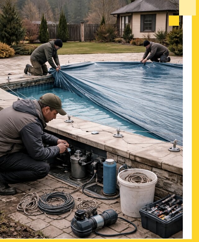 Консервация бассейнов в Таре: подготовка к длительному хранению