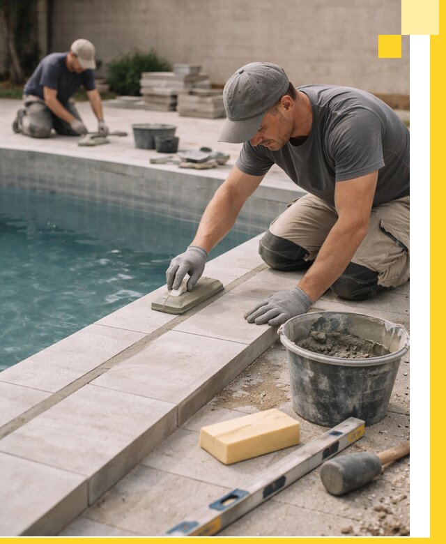 Отделка бассейнов в Таре: декоративная отделка и гидроизоляция