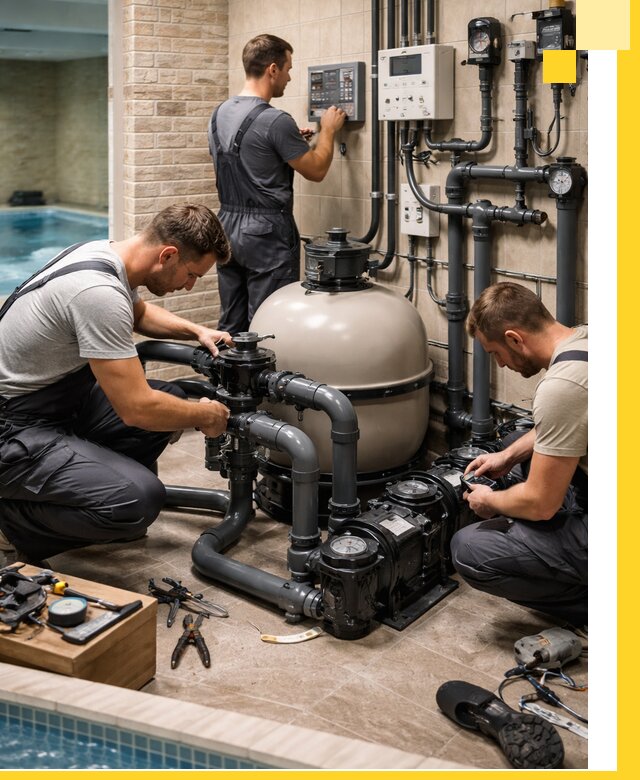 Комплексное оборудование для бассейнов под ключ в Таре