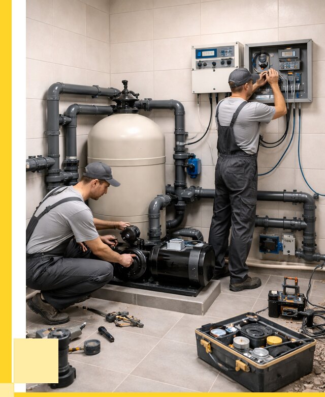 Монтаж оборудования для бассейнов в Таре от 41152 р. | ЭриданТар