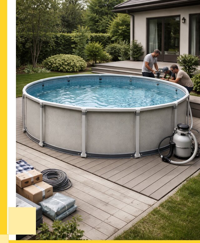 Купить каркасные бассейны в Таре от 46296 р. | ЭриданТар