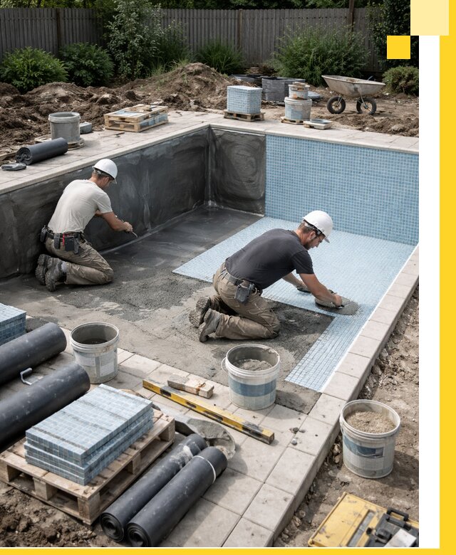 Проектирование и строительство стационарных бассейнов в Таре