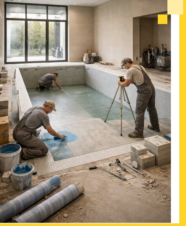 Проект и строительство закрытых бассейнов в Таре под ключ