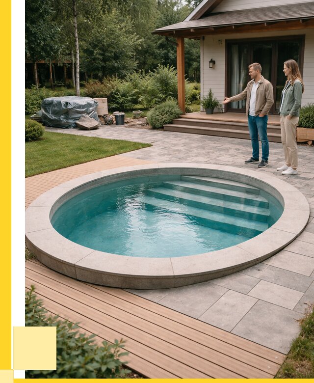 Бассейн на даче под ключ в Таре от 205760 р., ЭриданТар