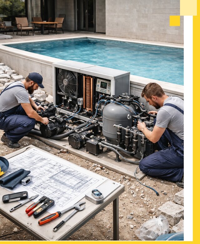 Проектирование и монтаж бассейнов с подогревом в Таре