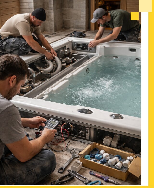 Гидромассажные бассейны под ключ в Таре, дизайн и монтаж