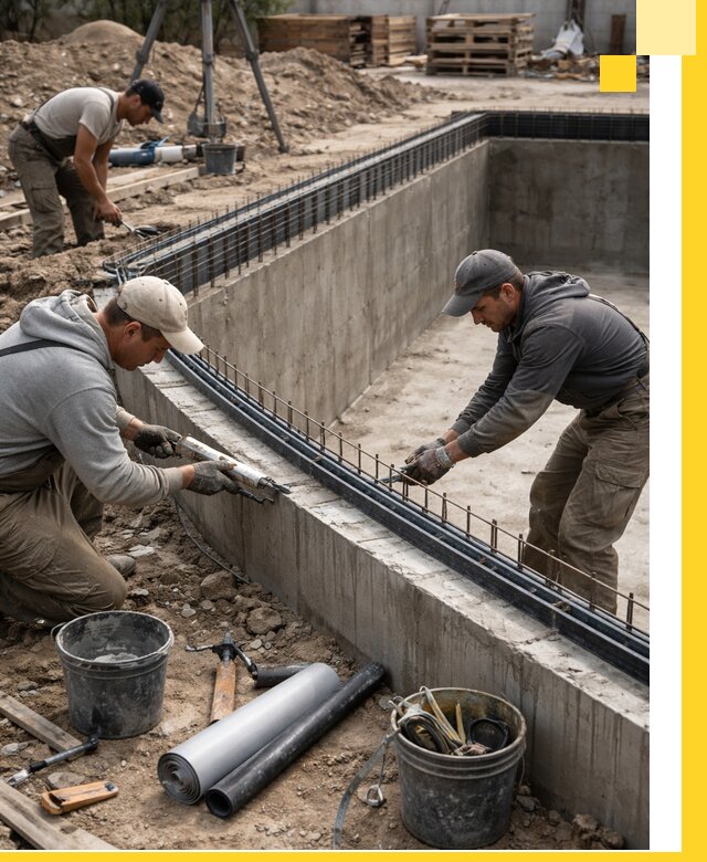 Качественный монтаж чаши бассейна в Таре под ключ с гарантией