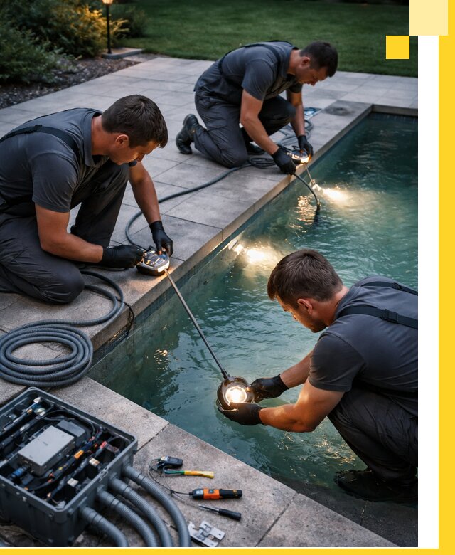 Профессиональное освещение бассейнов в Таре: дизайн и монтаж