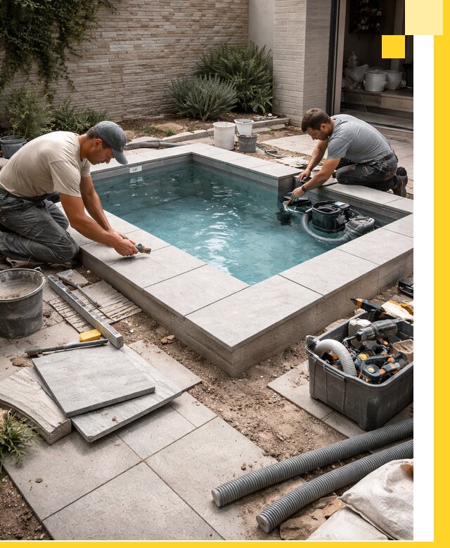 Мини бассейны под ключ в Таре, дизайн и установка