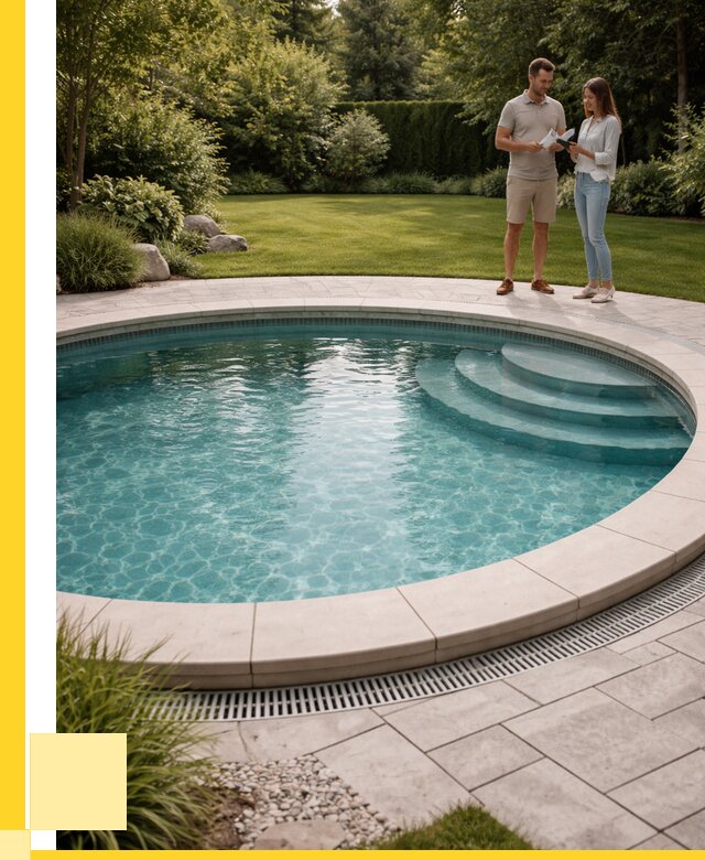 Круглые каркасные бассейны купить в Таре от 257200 р. | ЭриданТар