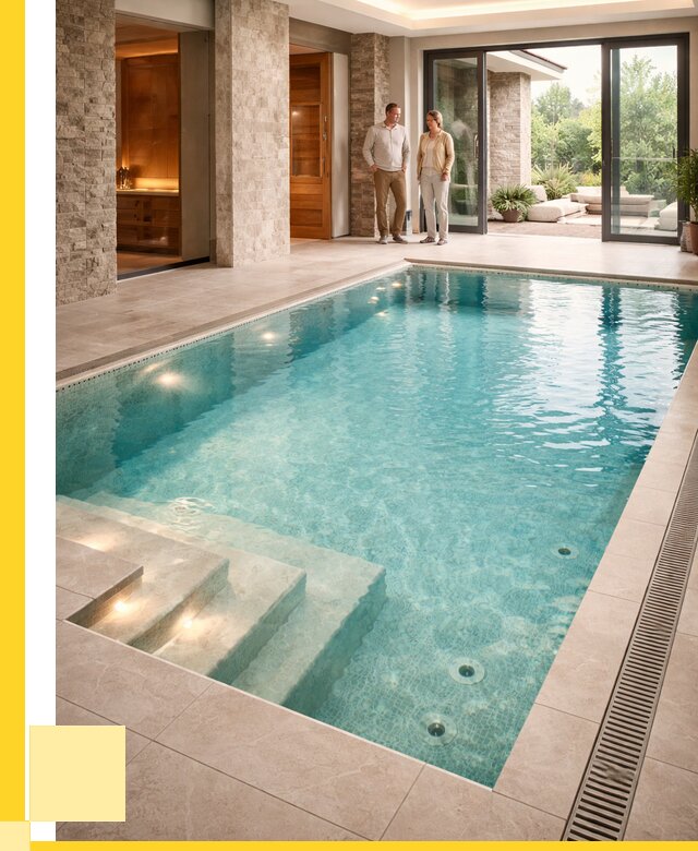 Бассейн во дворе в Таре: проект, отделка от 1234560 р. | ЭриданТар