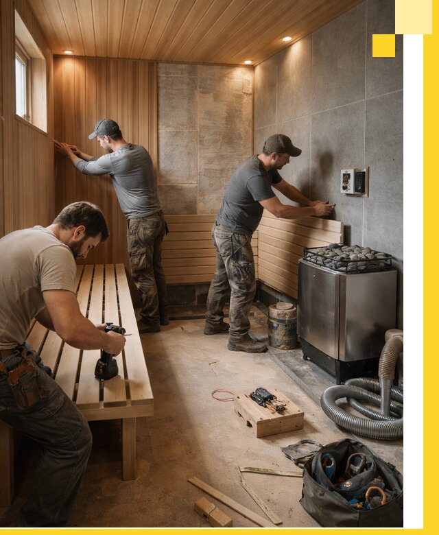 Сауны под ключ в Таре, проектирование, строительство, отделка