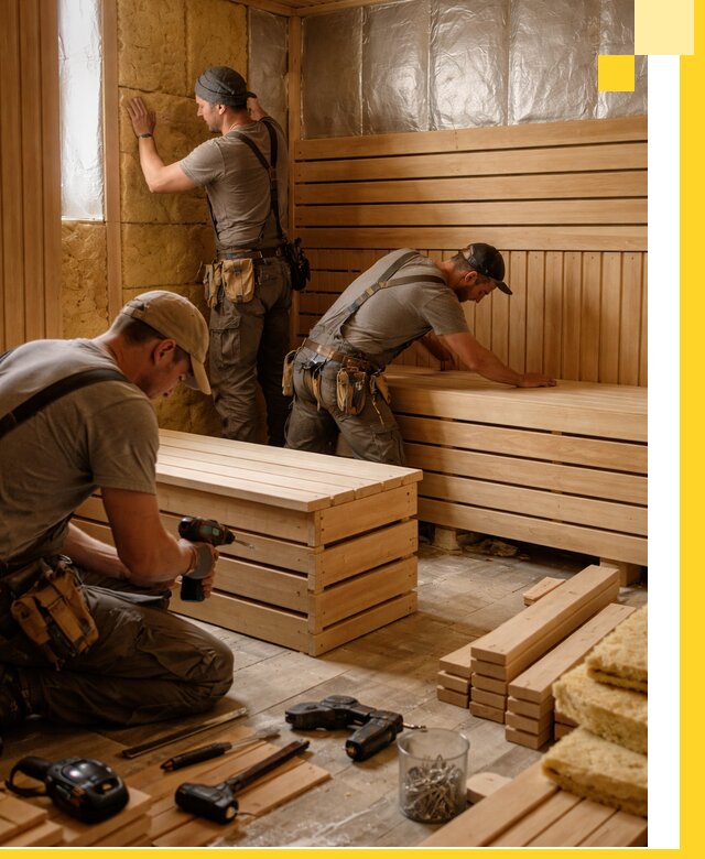 Профессиональное строительство саун под ключ в Таре