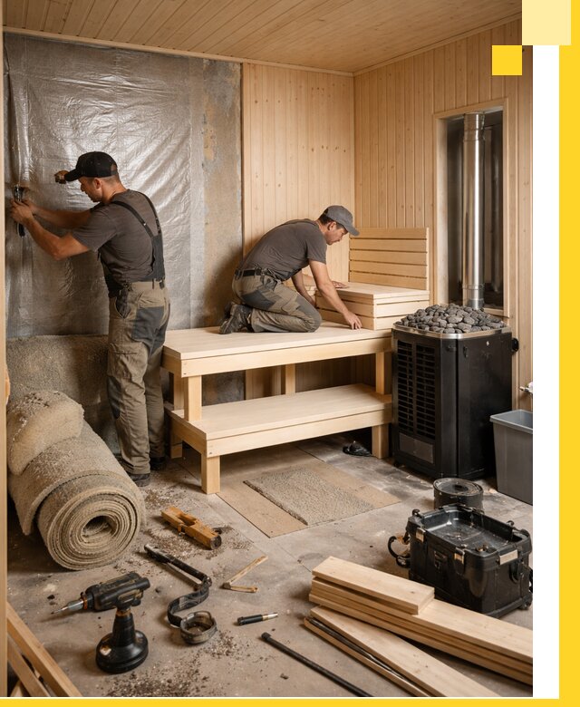 Проекты саун под ключ в Таре дизайн и строительство