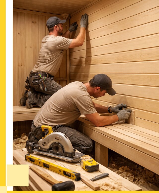 Обшивка саун вагонкой в Таре от 2572 р. | ЭриданТар