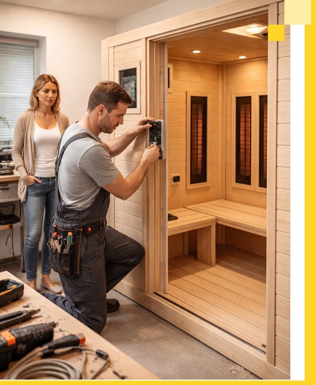 Инфракрасные сауны под ключ в Таре продажа и установка