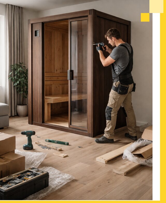 Установка и производство мини саун под ключ в Таре