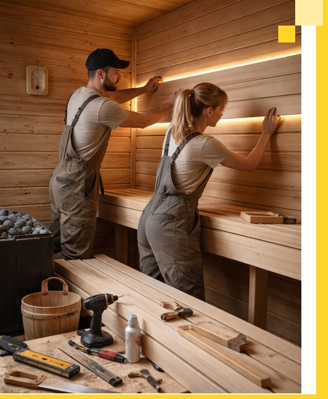 Дизайн саун и бань под ключ с индивидуальным проектом в Таре