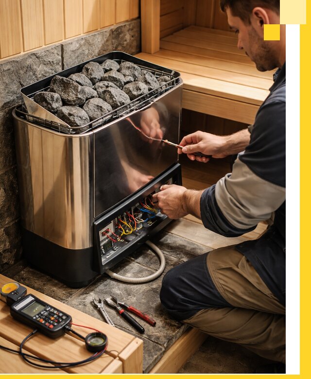 Продажа и установка электрокаменок для саун в Таре