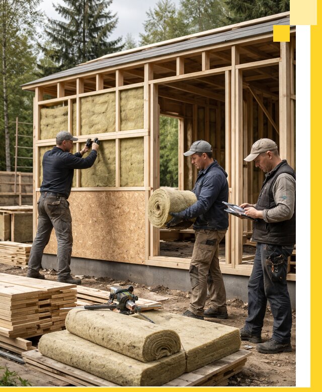 Проектирование и строительство каркасных бань в Таре под ключ