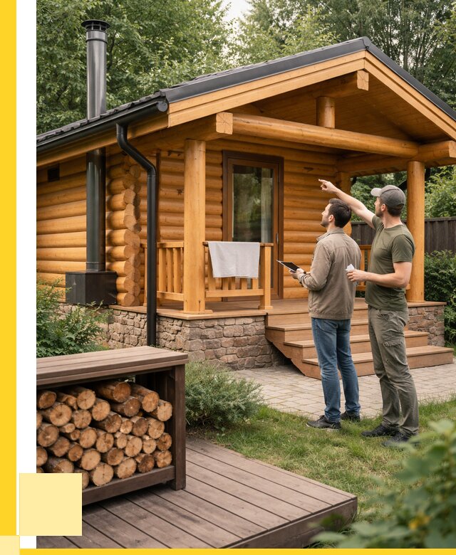 Бани для дачи под ключ в Таре от 257200 р. | ЭриданТар