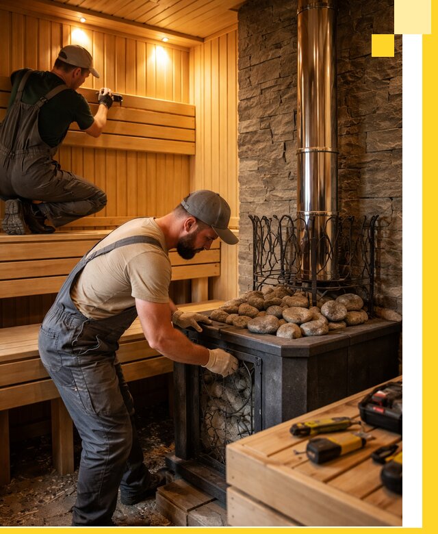 Комплексный дизайн бань, саун и зон отдыха в Таре