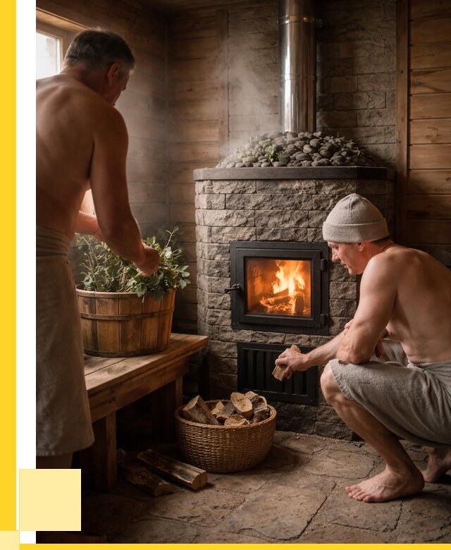 Банные печи под ключ в Таре от 46296 р. | ЭриданТар кирпичная