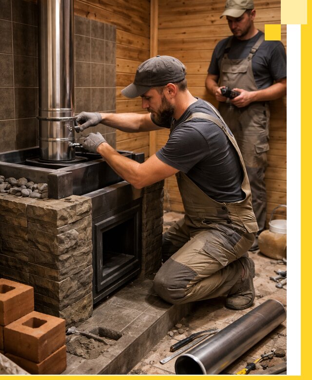 Изготовление и установка банных печей под ключ в Таре