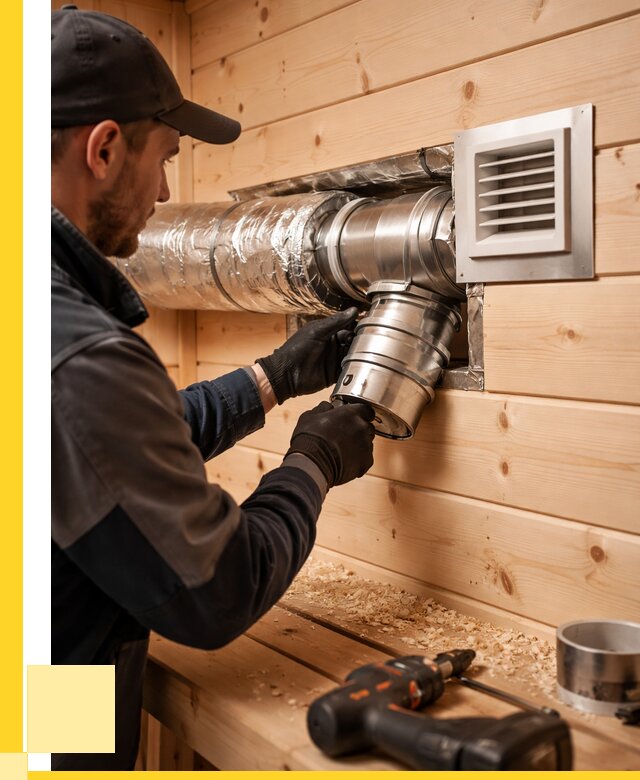 Монтаж вентиляции бани в Таре от 12346 р. | ЭриданТар