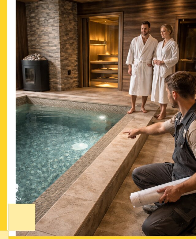 Проект бани с бассейном под ключ в Таре от 66872 р. | ЭриданТар