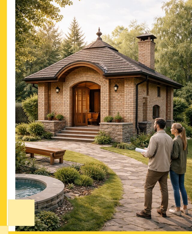 Проект кирпичной бани в Таре от 30864 р. | ЭриданТар