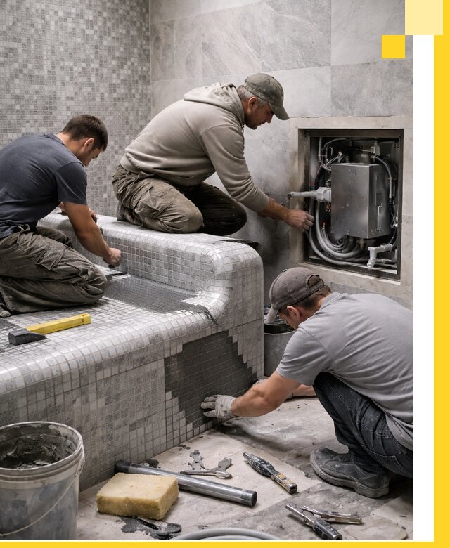 Проекты хамамов под ключ в Таре и дизайн и строительство